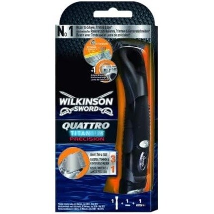 

Прецизионная мужская бритва Wilkinson Sword Quattro Titanium