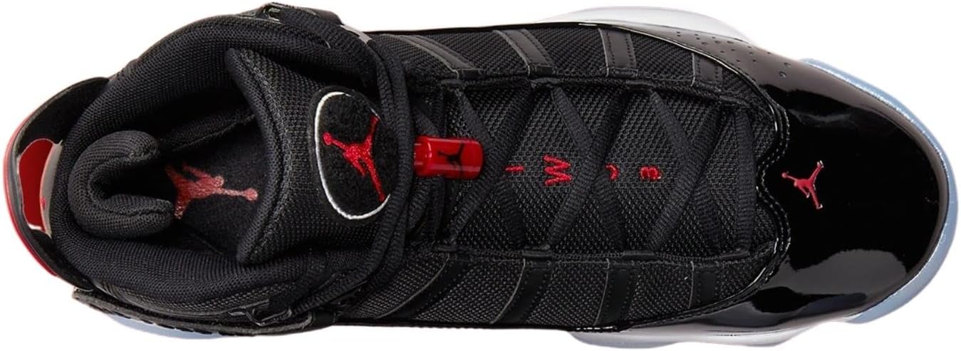 Мужские кроссовки Nike Air Jordan 6 Rings, белый/черный/красный — фото 3