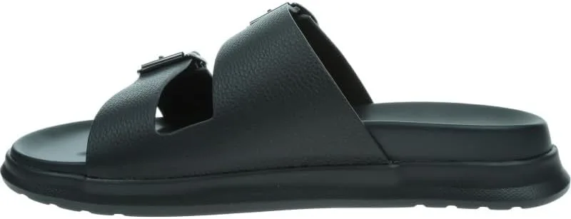 Мужские сандалии Tommy Hilfiger, модель с двойной диафрагмой D Density Hilfiger FM0FM05414, изготовлены из кожи, черный — фото 3