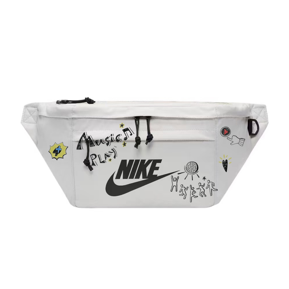 

Nike Тканевый поясной рюкзак унисекс светло-серый, Party Moment