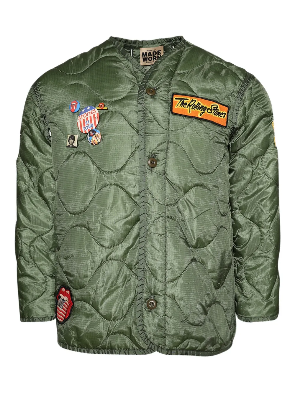 

Куртка Rolling Stones Liner MadeWorn, зеленый