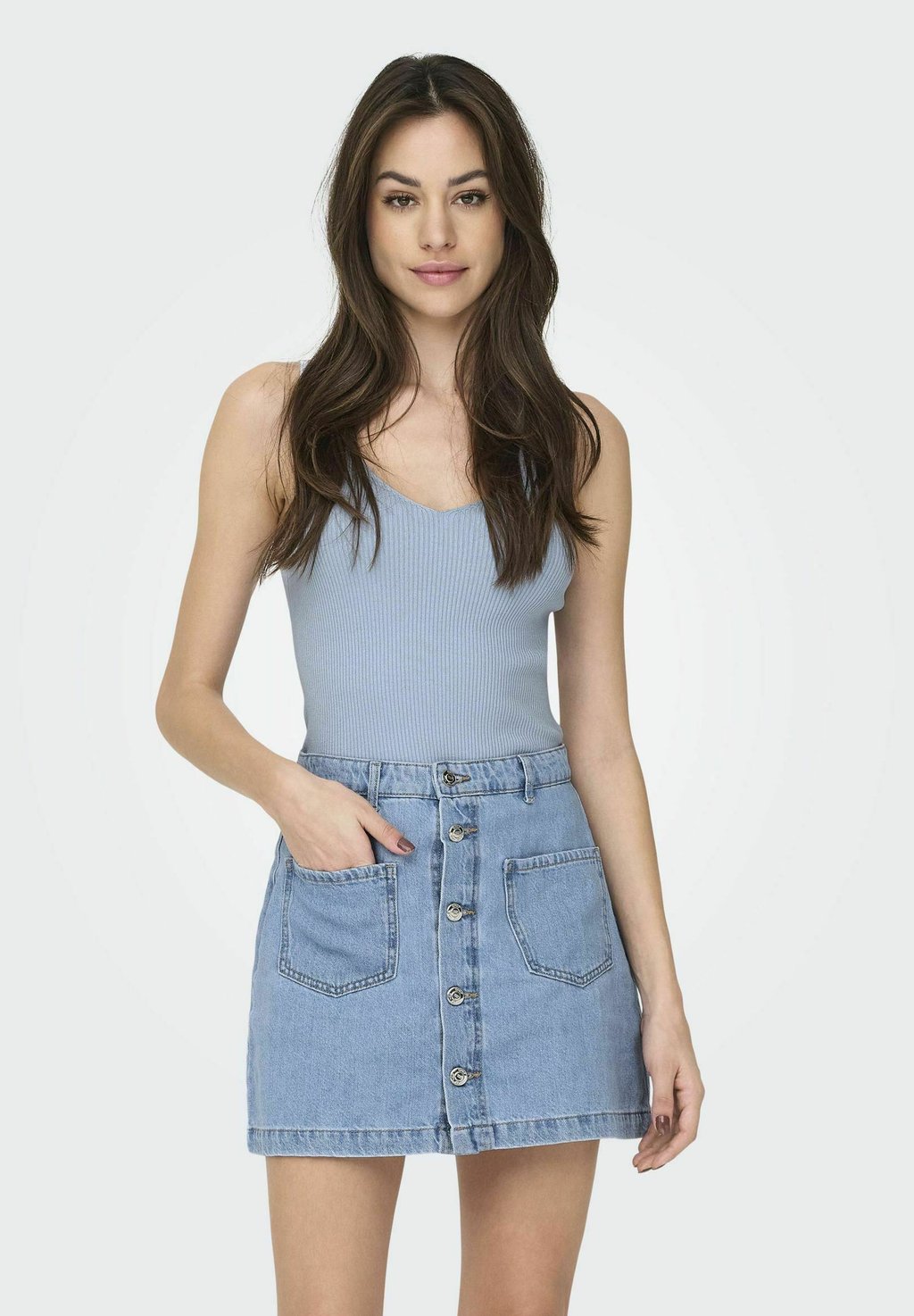 

Топ NANNA NOOS JDY, светло-голубой