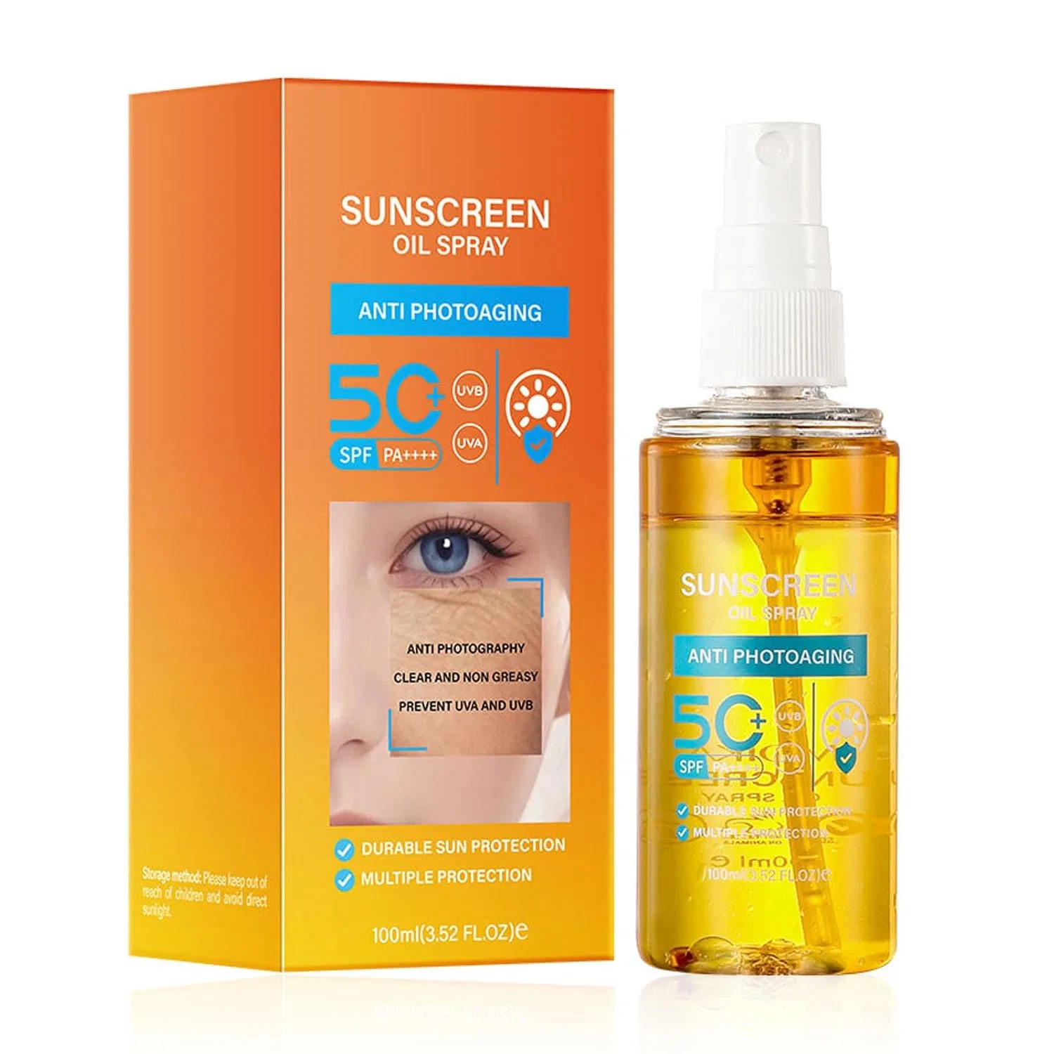 Солнцезащитный спрей с SPF 50 водостойкий, 100 мл Altherona