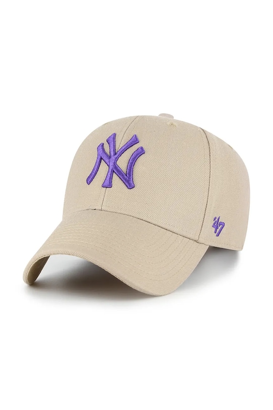 

Кепка с козырьком MLB New York Yankees 47 Brand, бежевый