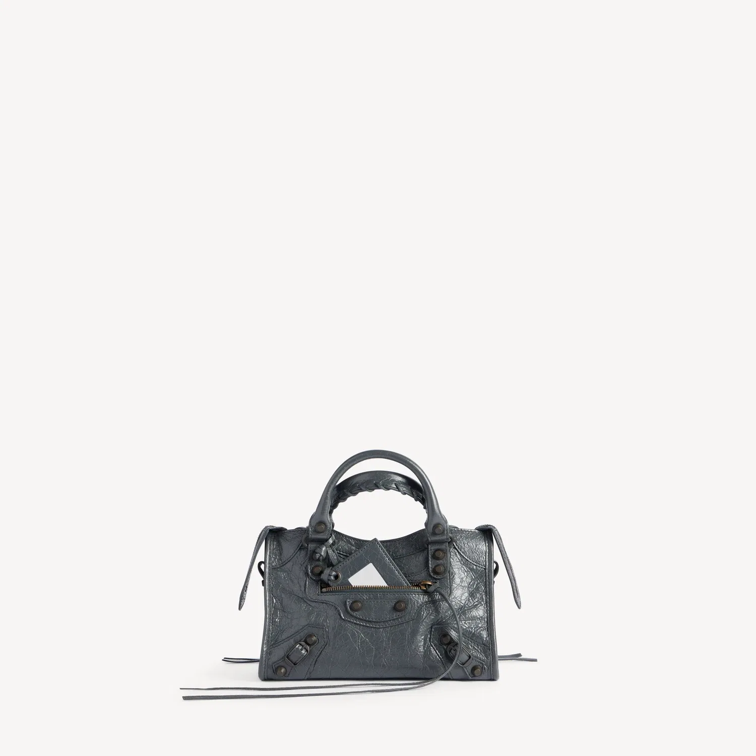 Женская мини-сумка Le City в цвете "Вулканическая скала" BALENCIAGA