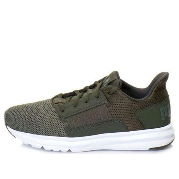 

Кроссовки enzo street low-top running shoes green Puma, зеленый