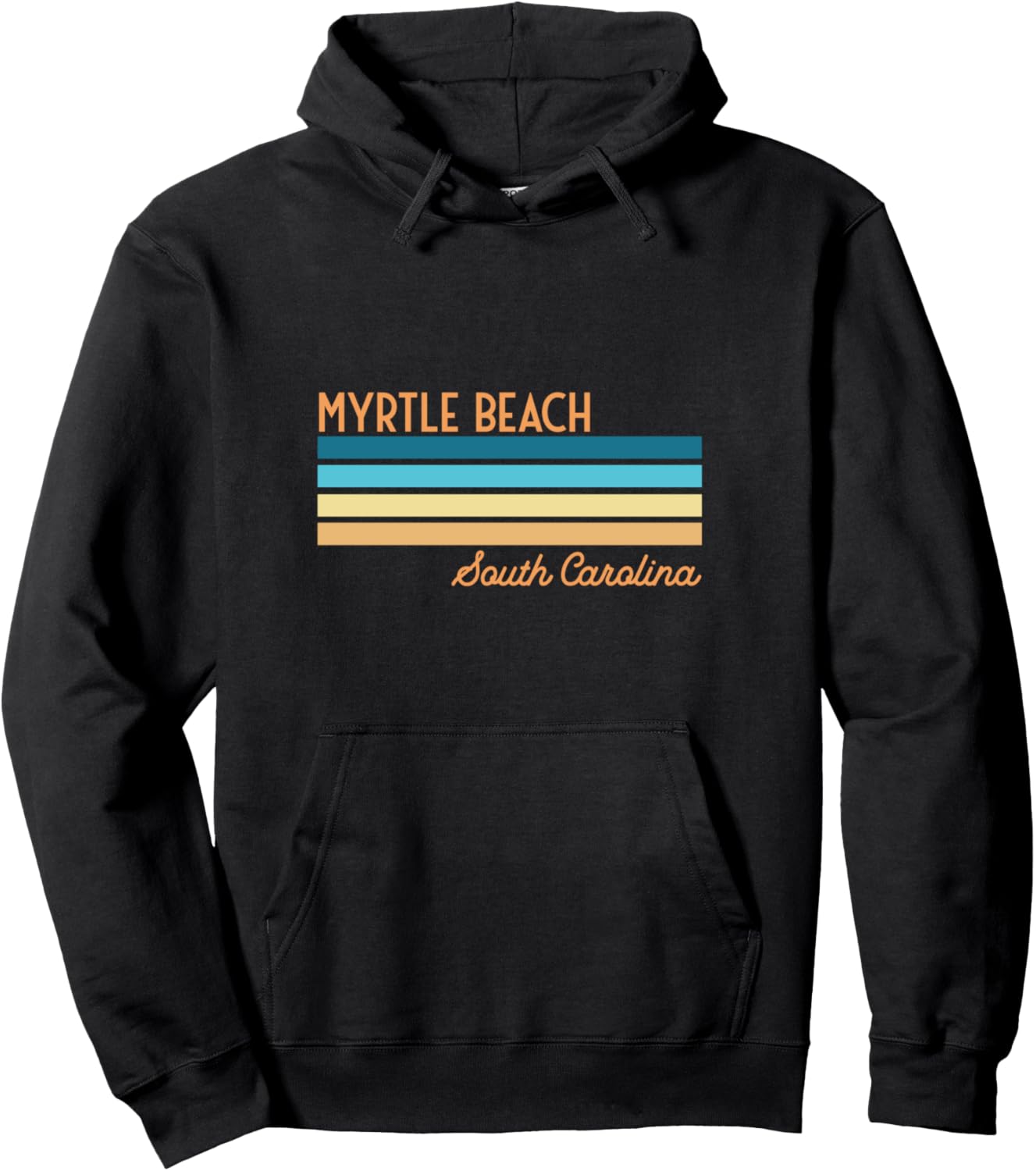 

Худи из Миртл-Бич, Южная Каролина South Carolina Beach Souvenir Gift Myrtle Beach Sc, черный