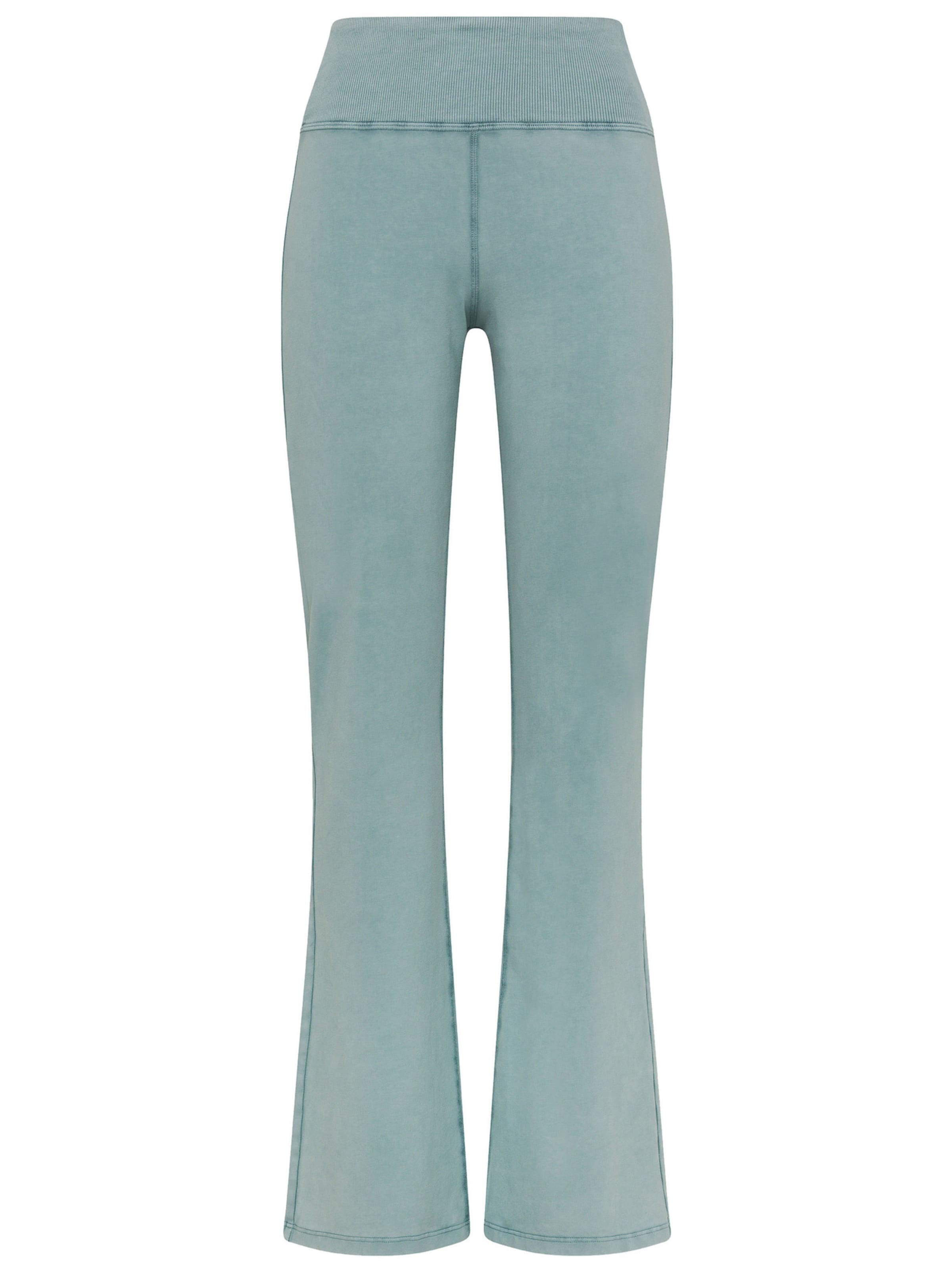 

DEHA Расклешенные спортивные штаны 'Fest' в светло-голубом цвете