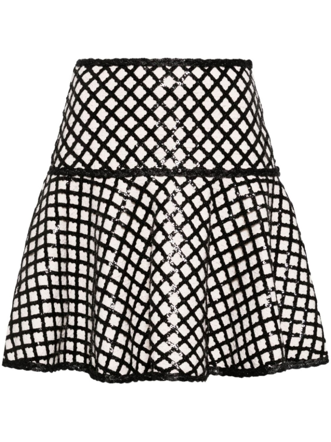 

Giambattista Valli юбка с пайетками, белый