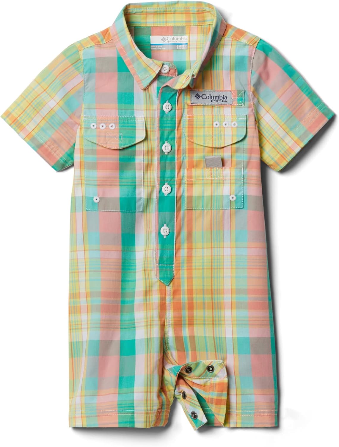 

Columbia Baby-Girls Bonehead Romper, Sorbet Mid Day Madras