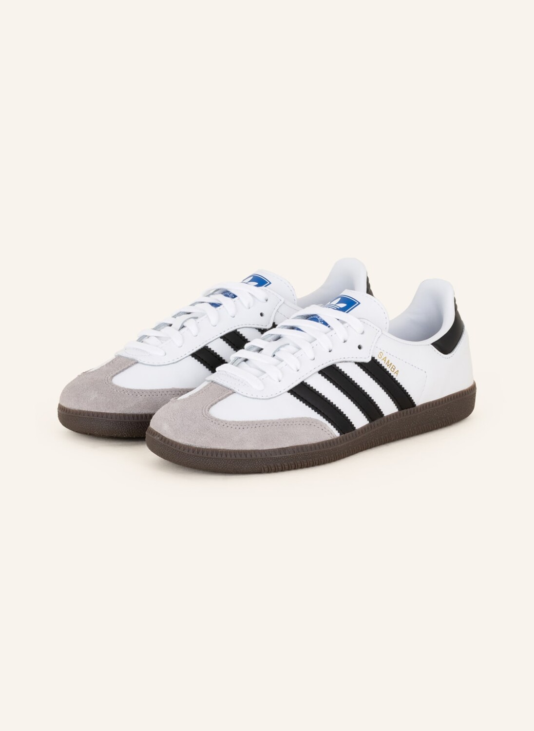 Кроссовки самба ог Adidas Originals, белый