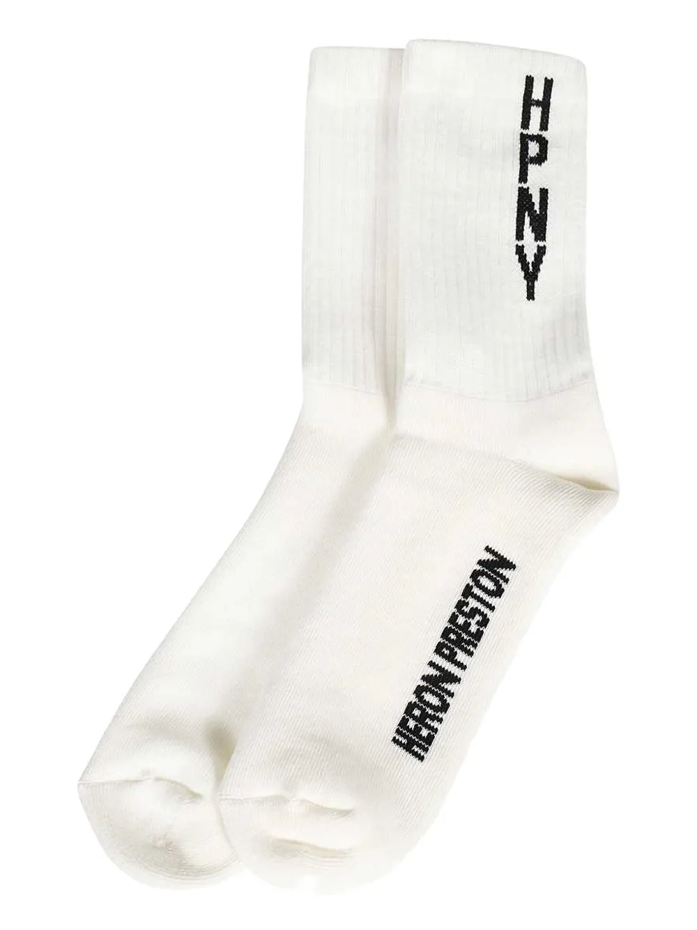 

Носки с интарсией логотипа HPNY Heron Preston, белый