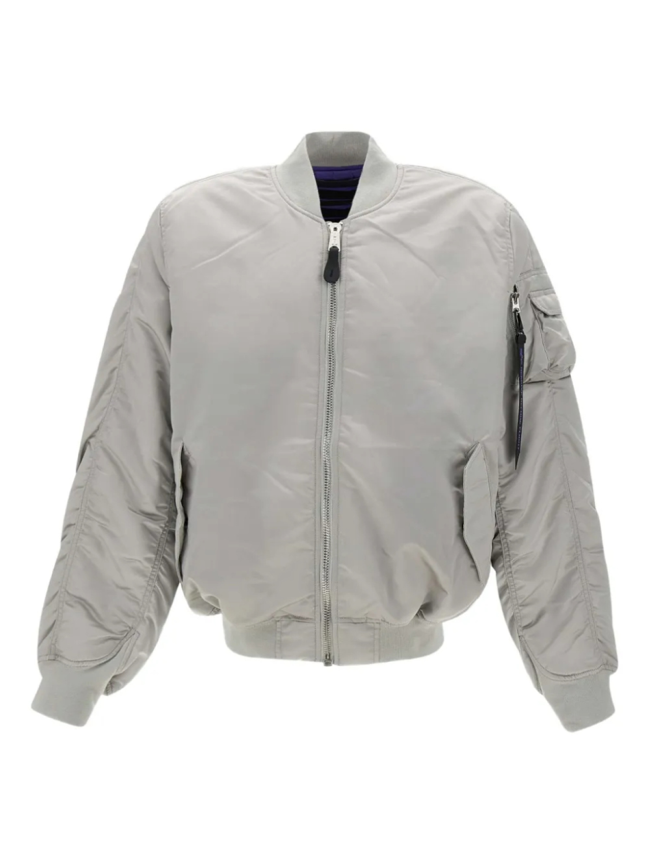 

Куртка-бомбер на молнии Alpha Industries, серый
