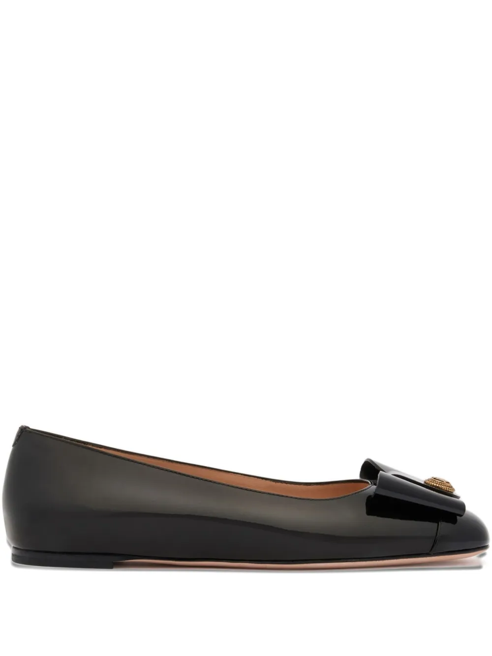Балетки с бантом Bally, черный