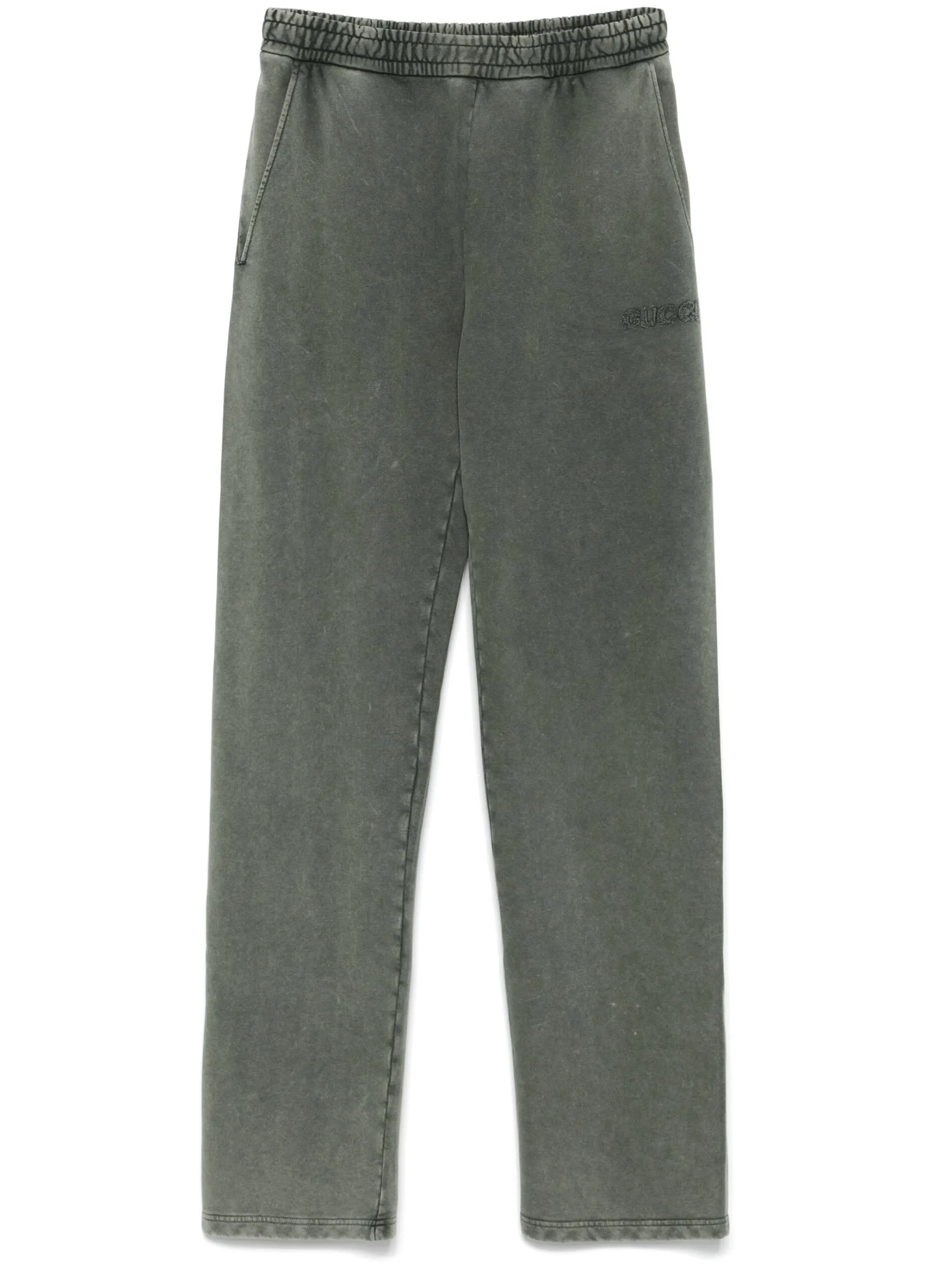 

Спортивные брюки с вышитым логотипом Gucci, зеленый