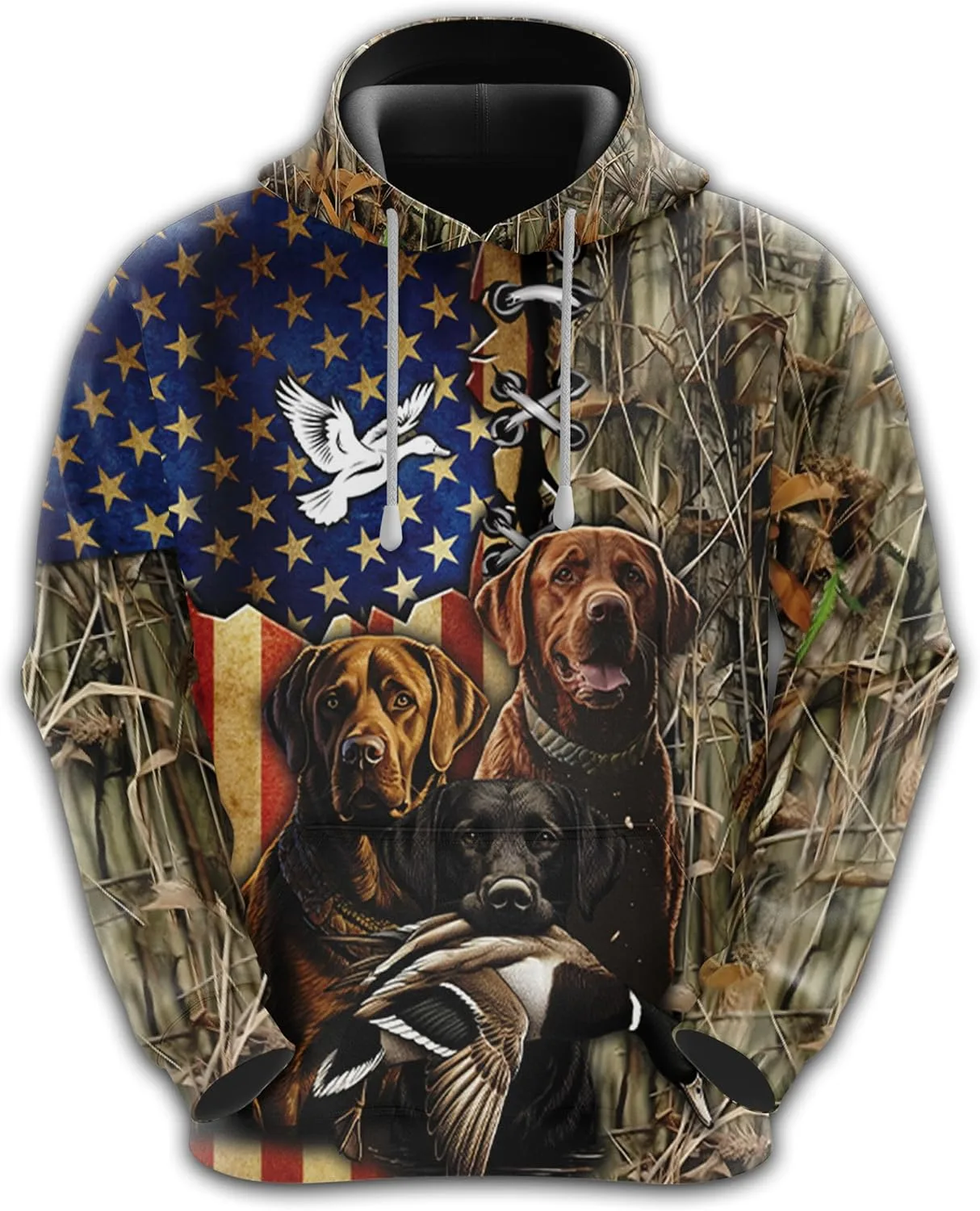 

Толстовка Unisex с капюшоном 3D Graphic Duck Hunting Mallard Pullover 228CLOSET