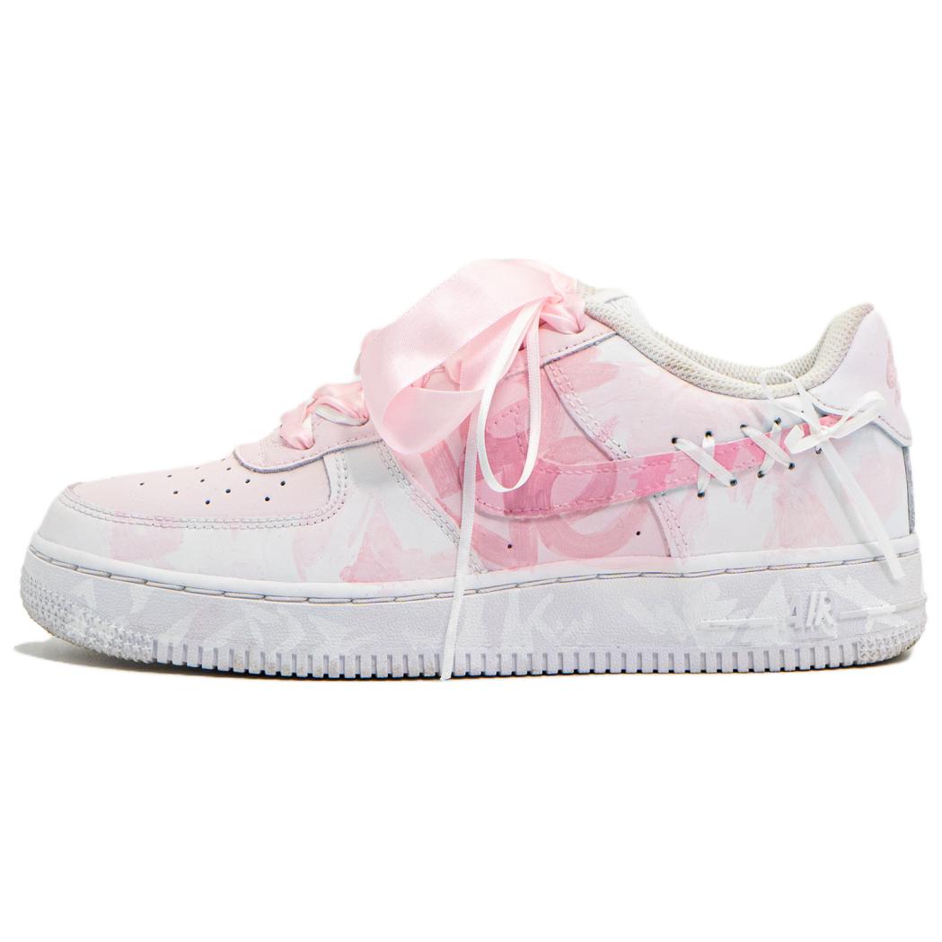 

Кроссовки Nike Air Force 1 Skateboard Shoes Women's Low-Top Pink/White, Розовый, Кроссовки Nike Air Force 1 Skateboard Shoes Women's Low-Top Pink/White