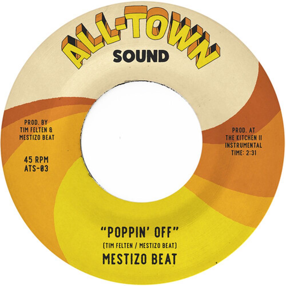 

Виниловая пластинка LP Poppin' Off / City of the Body Bag (7") - Mestizo Beat