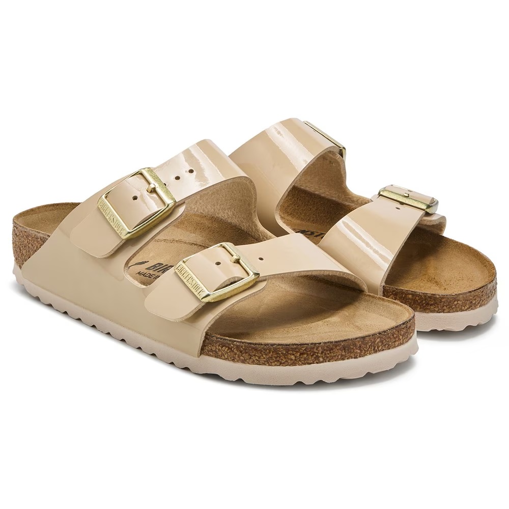 Сандалии со стелькой Arizona Birkenstock, цвет sand patent