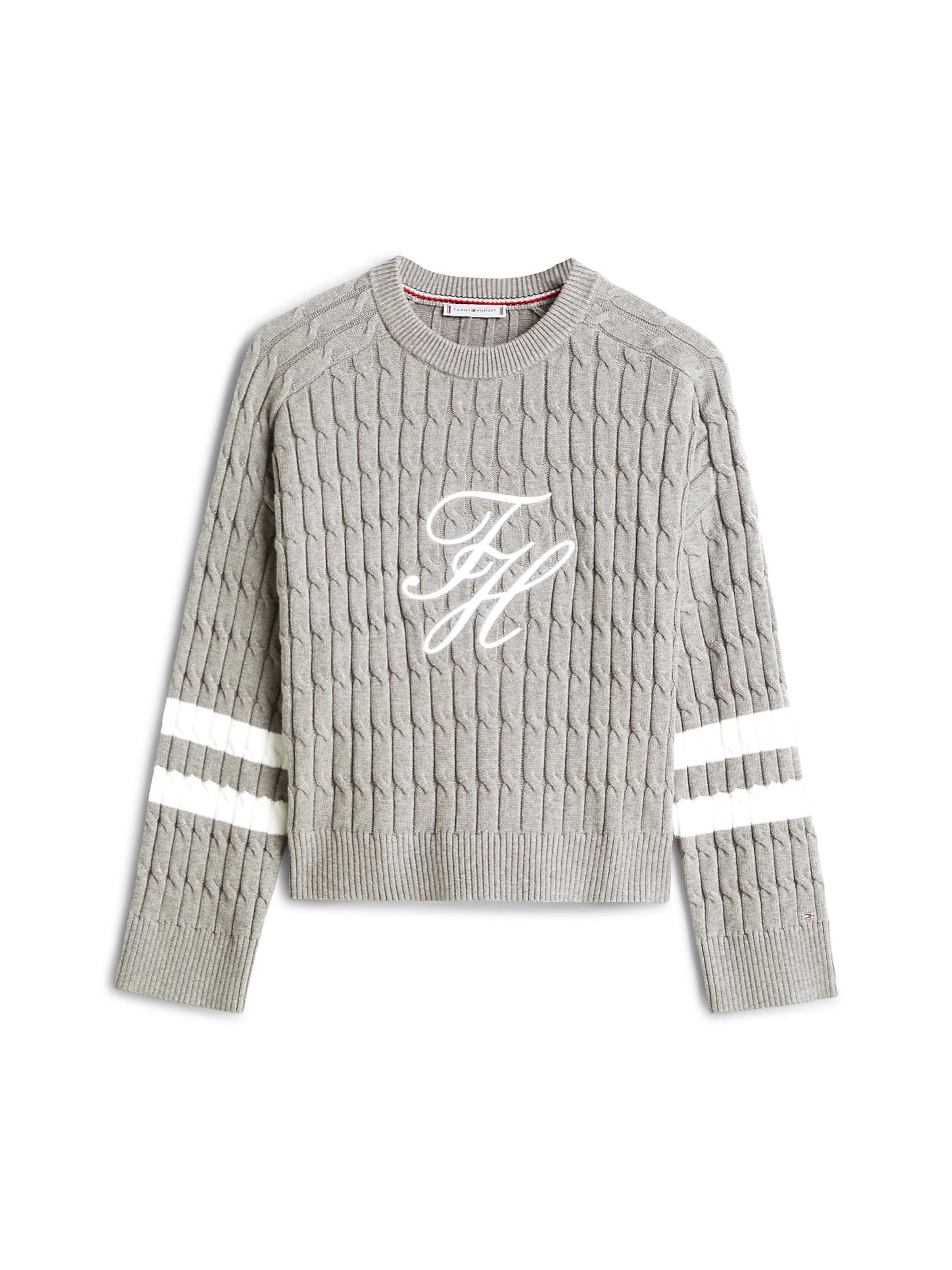 

TOMMY HILFIGER Свитер в сером цвете