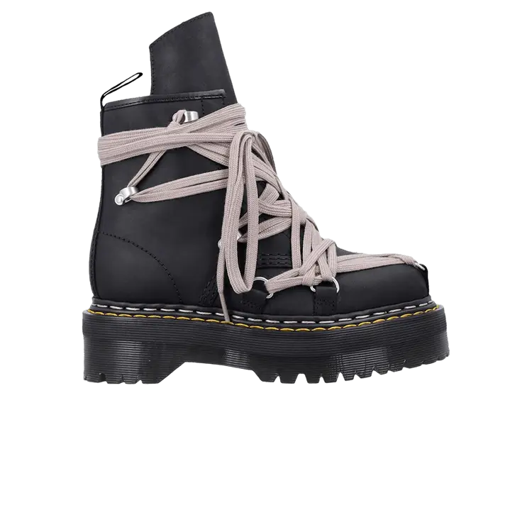 

Ботинки Dr. Martens x Rick Owens DRKSHDW 1460 Quad Sole Megalace Boot 'Black'