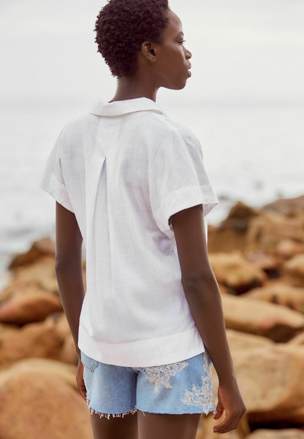 

Рубашка SHORT SLEEVE, REGULAR FIT Next, белый