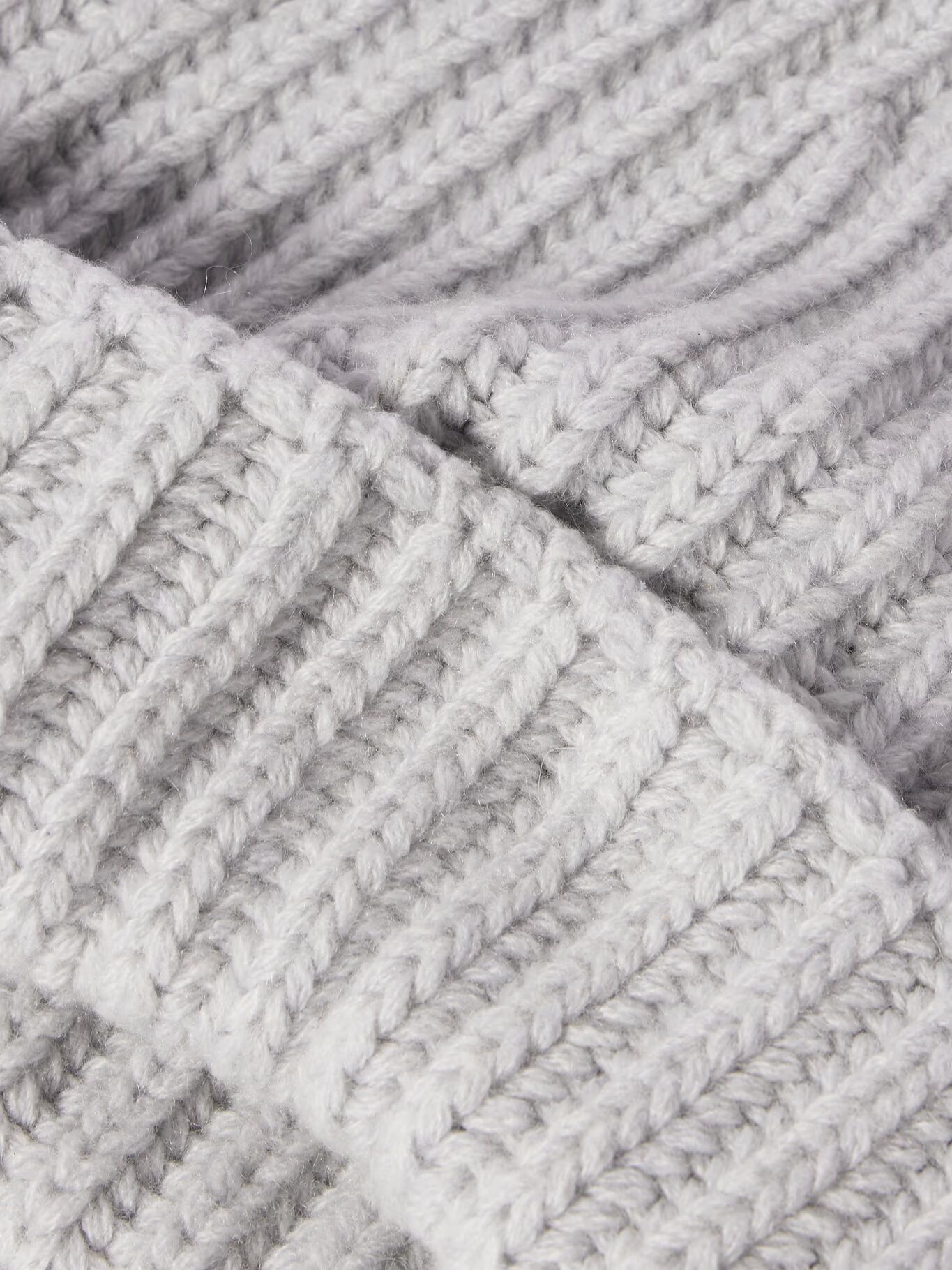 

Кашемировая шапка в рубчик STÒFFA, светло-серый