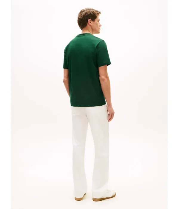 Футболка regular fit Tommy Hilfiger, бутылочно-зеленый — фото 3