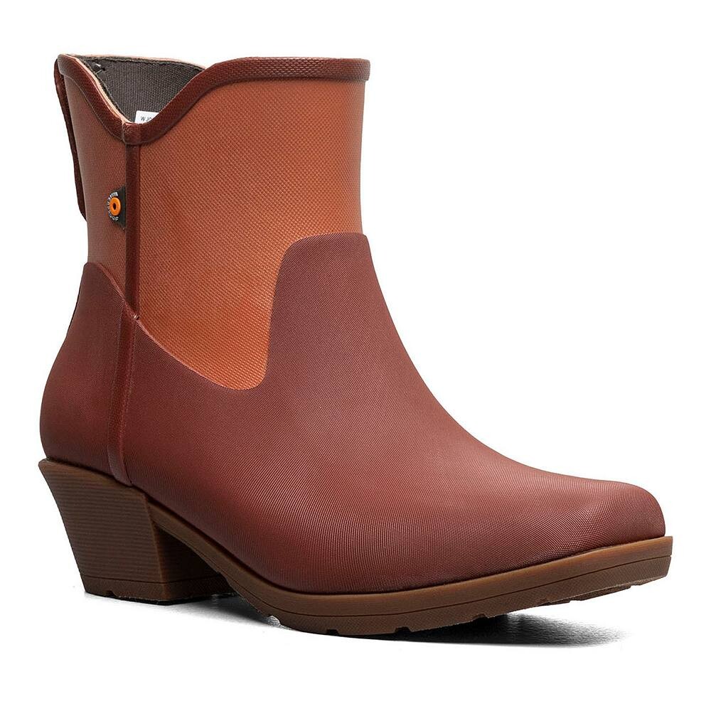 Женские резиновые сапоги Bogs Jolene до щиколотки, цвет Brick