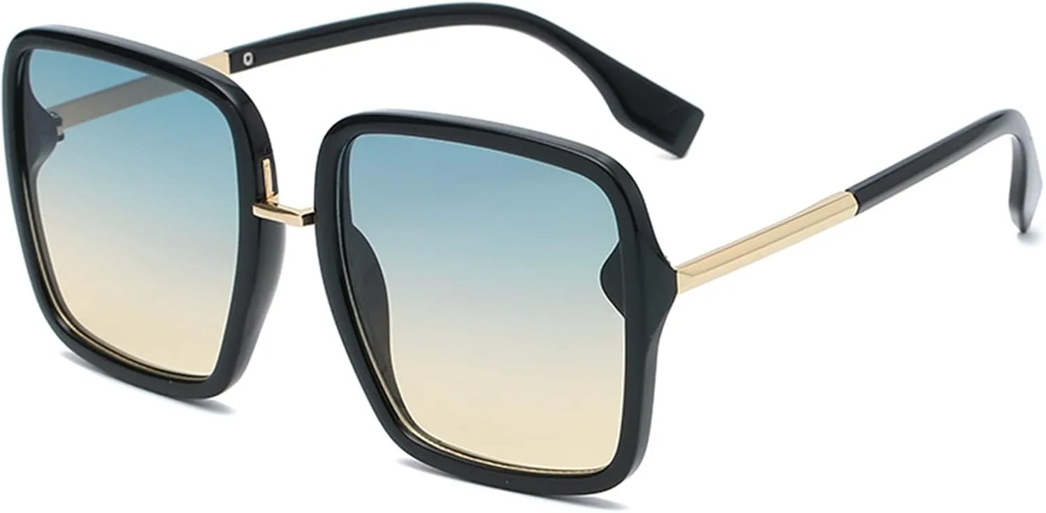 

Солнцезащитные очки XINXIN в квадратной оправе большого размера для мужчин и женщин, для отдыха на природе, пляжа и вождения (Цвет: G, Размер: Средний), G