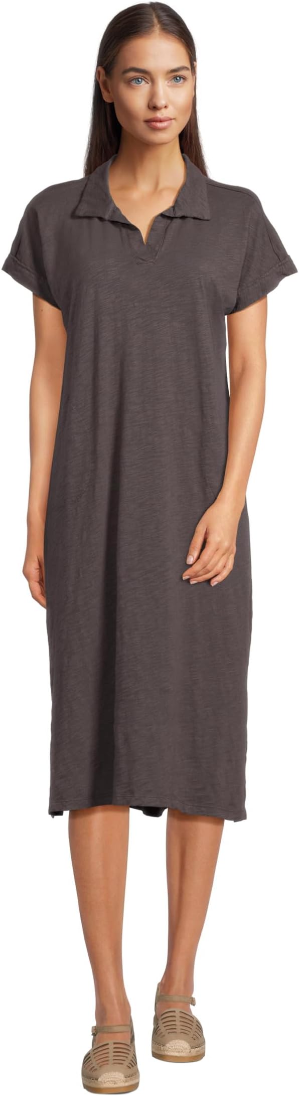 

Платье Mod-o-doc Short Sleeve Dolman Midi Dress, цвет Washed Ebony