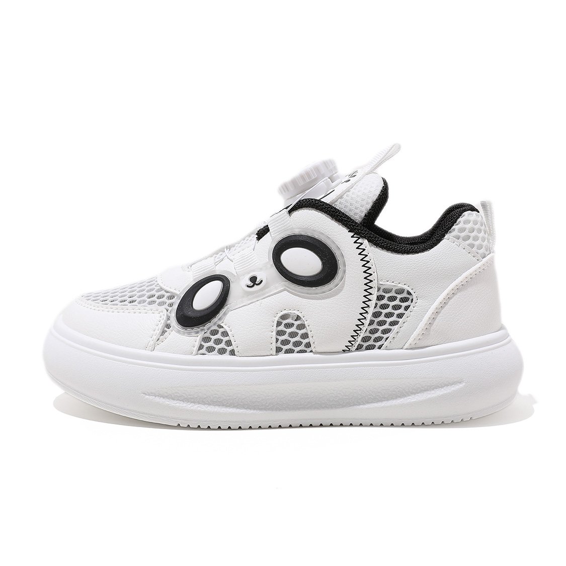 

Износостойкие легкие и сбалансированные низкие детские скейтбординг кроссовки ABC KIDS, белый