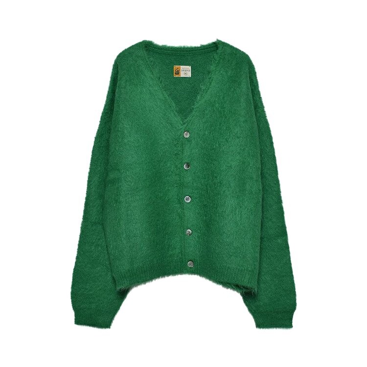 

Кардиган Saint Michael Mohair Cardigan, зеленый
