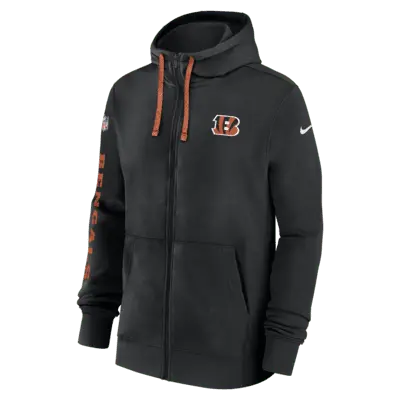 

Худи Nike Cincinnati Bengals Sideline Team Issue Club, черный