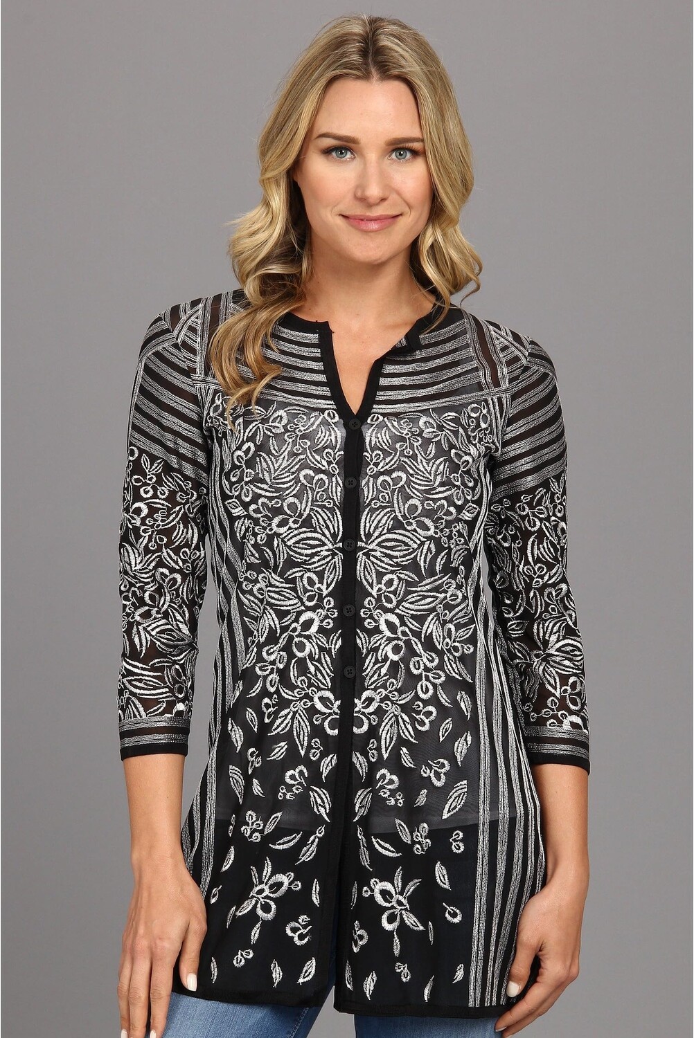 

Куртка NIC+ZOE Night Bloom Jacket, цвет Black Onyx