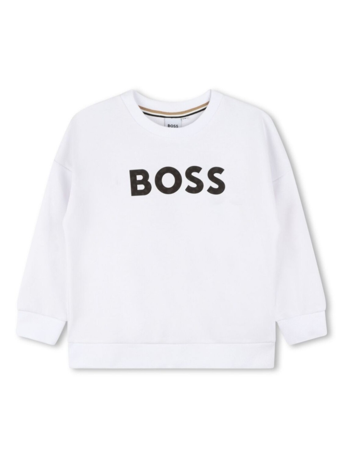 

BOSS Kidswear толстовка с логотипом, белый