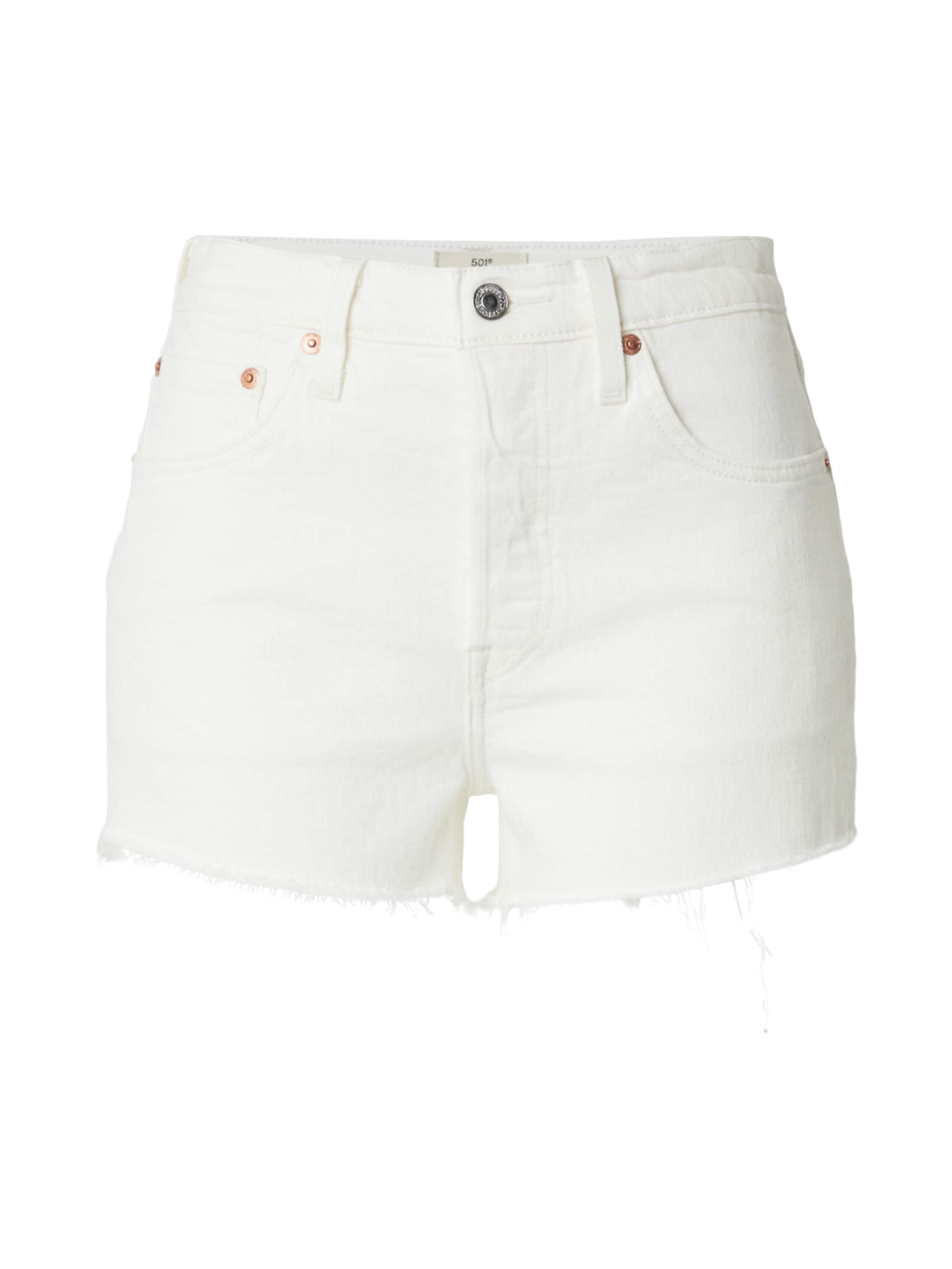 

LEVI'S Джинсовые шорты Regular '501 Original High Rise Shorts' в белом дениме