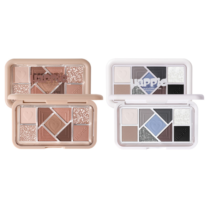 

Hold Live Маленькая розовая палетка с девятью цветами теней для век, легко растушевываются, шиммер, натуральный