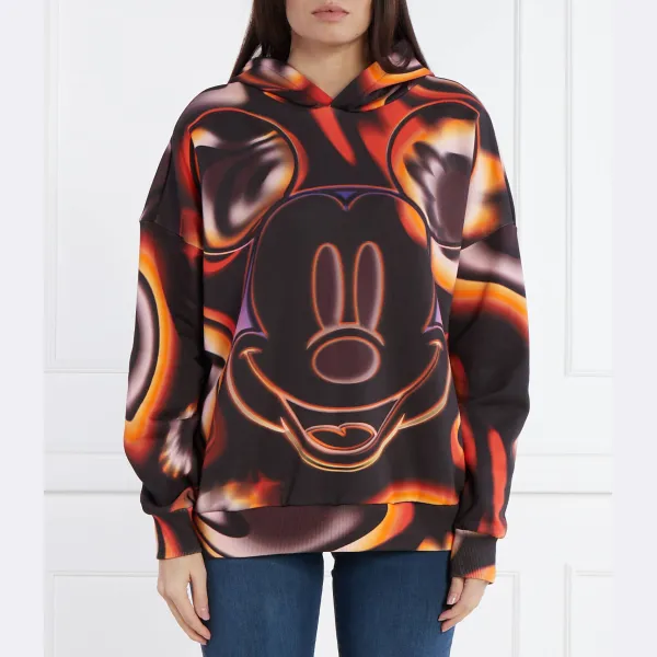 

Толстовка оверсайз с Микки Маусом Desigual x Desigual, мультиколор