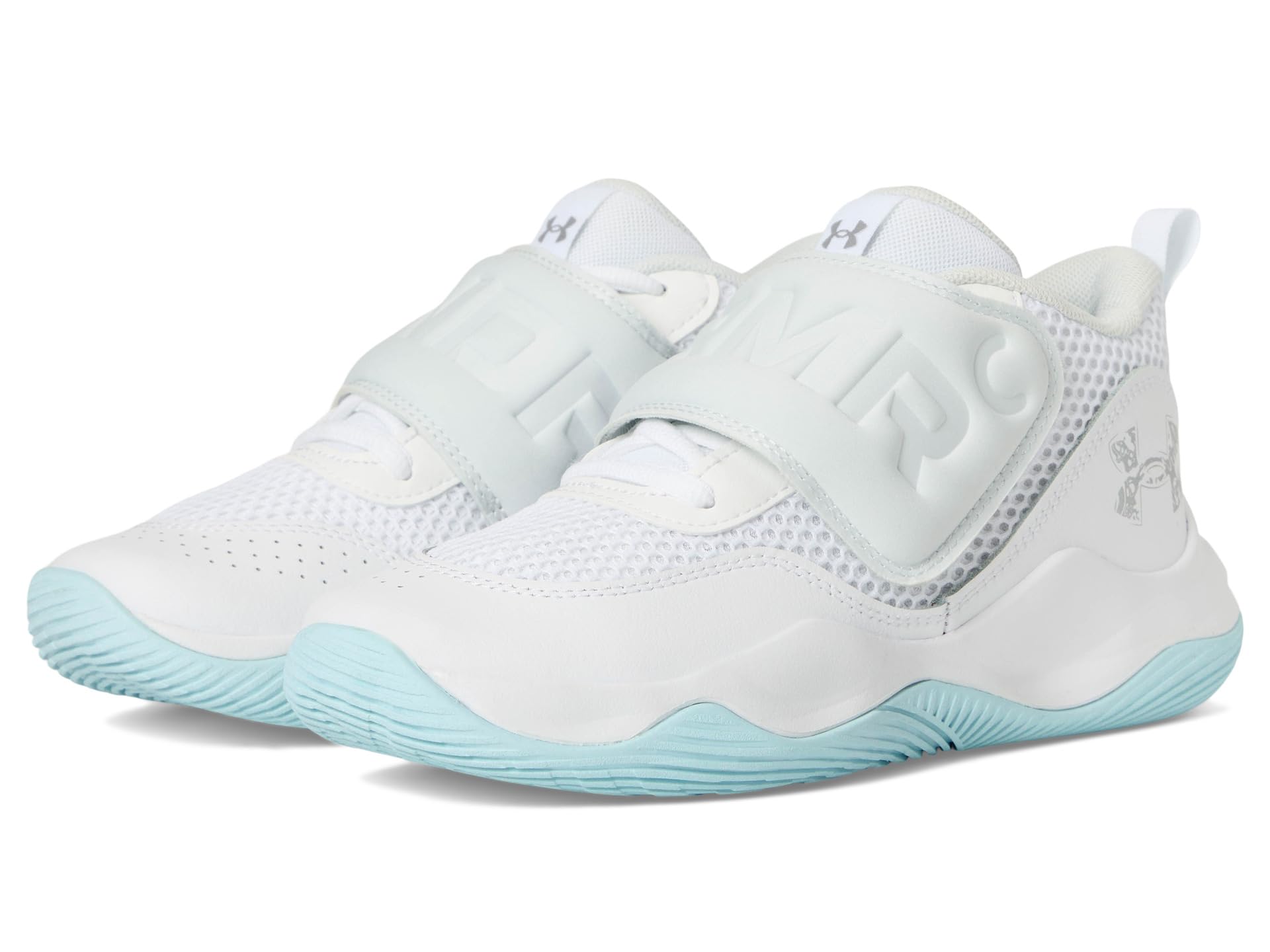 

Кроссовки Under Armour Kids Zone 2 Basketball Shoe, White/White/Metallic Silver