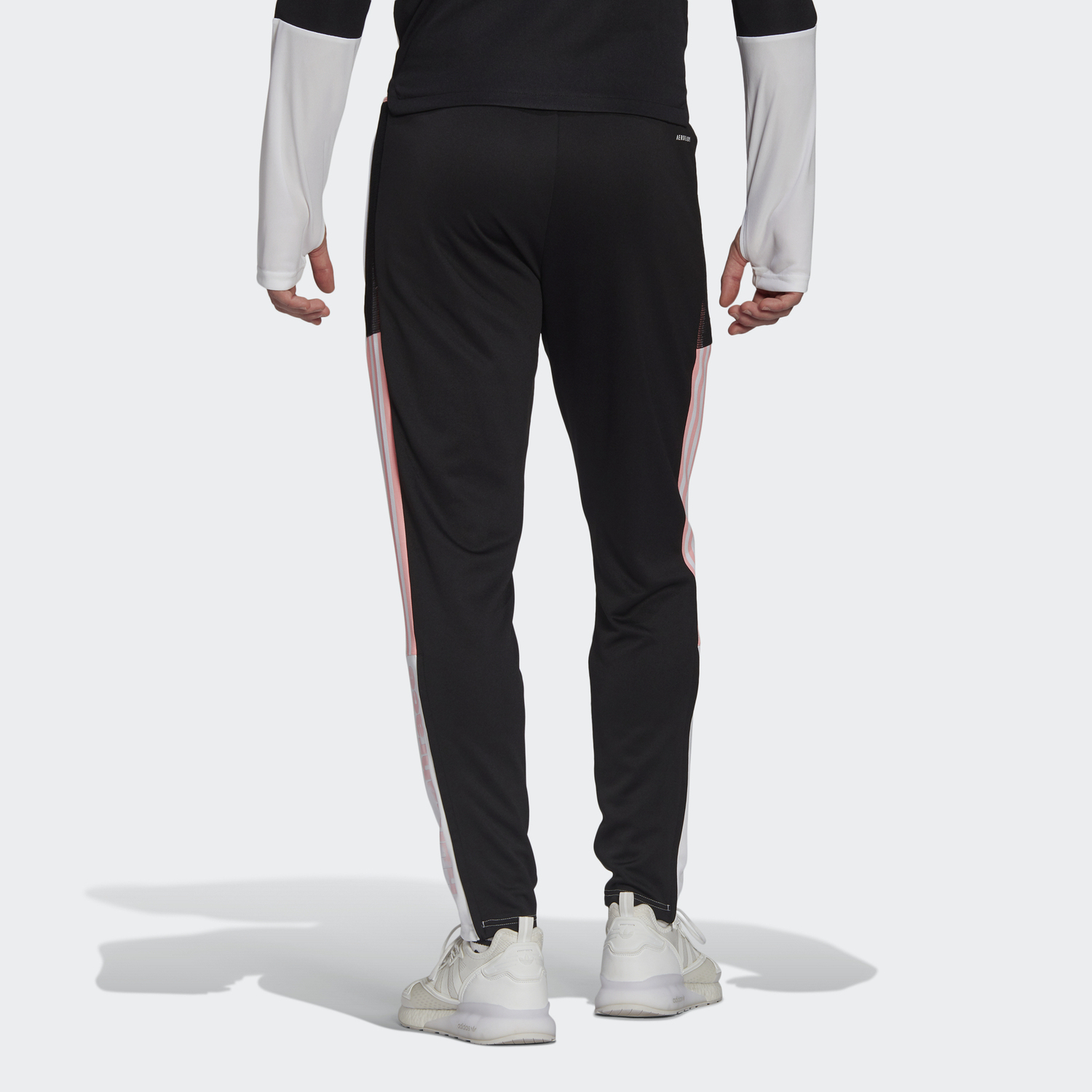 Трикотажные спортивные брюки мужские белый черный разноцветный Adidas — фото 4