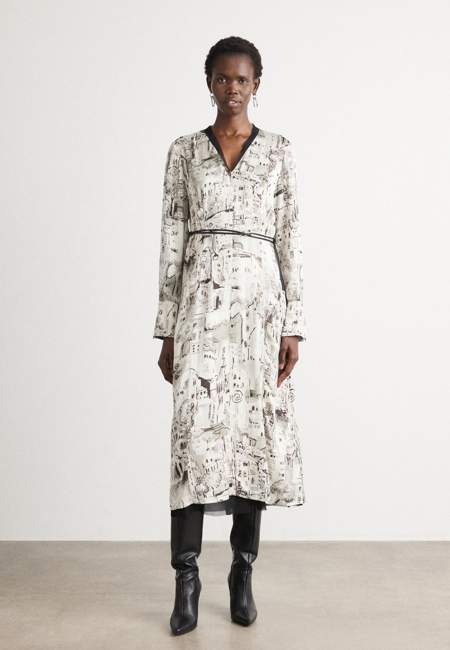 

Платье Marc Cain Day dress, Smoke/Off-White