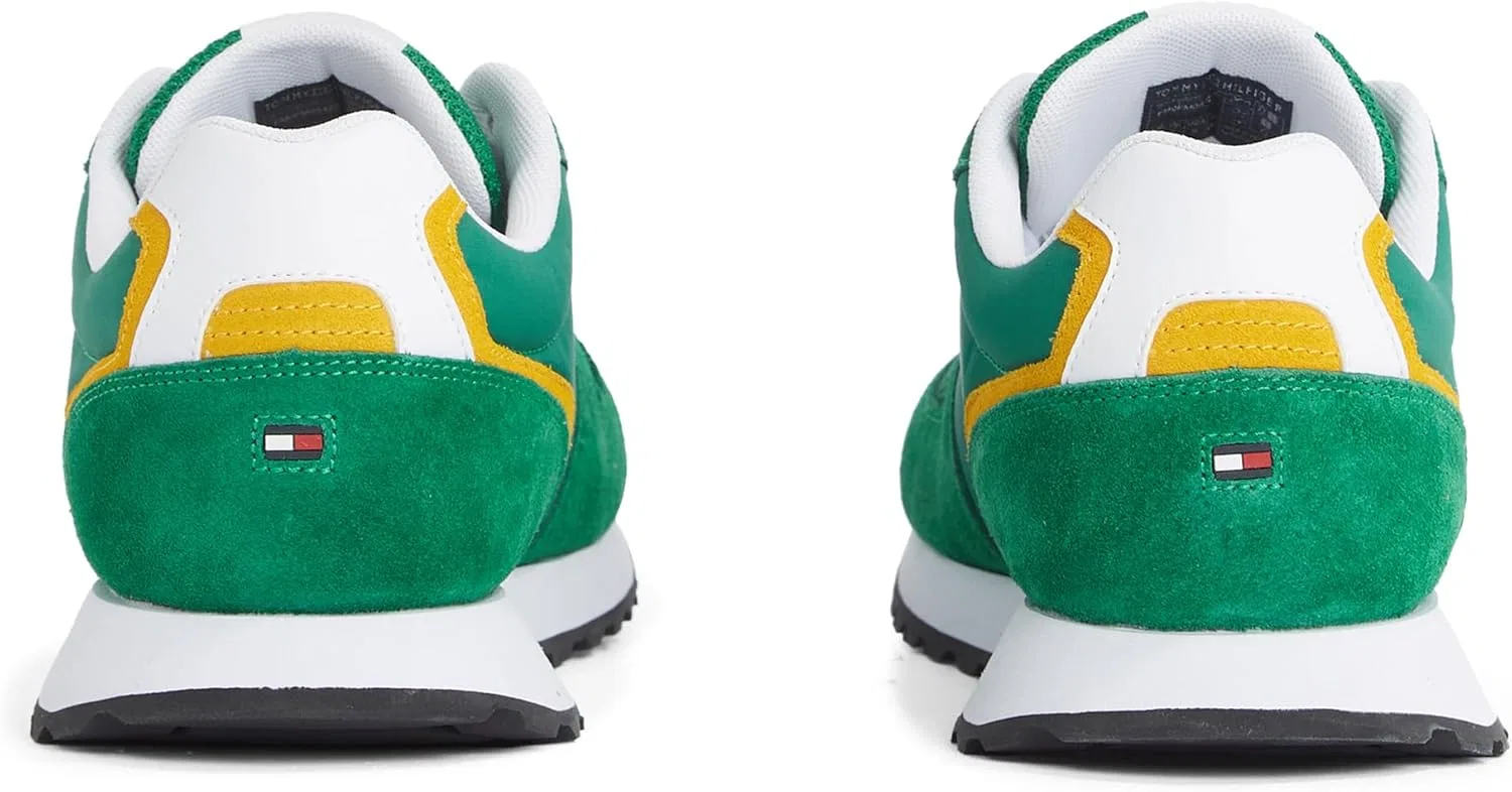 Мужские низкие кроссовки TOMMY HILFIGER Eva Runner Summer Nylon Pop Fm0fm05427, Green Nouveau Green — фото 2