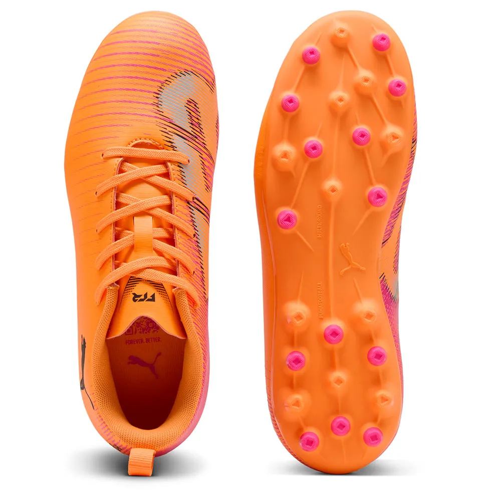 Футбольные бутсы Puma Future 8 Play MG infant, оранжевый — фото 2