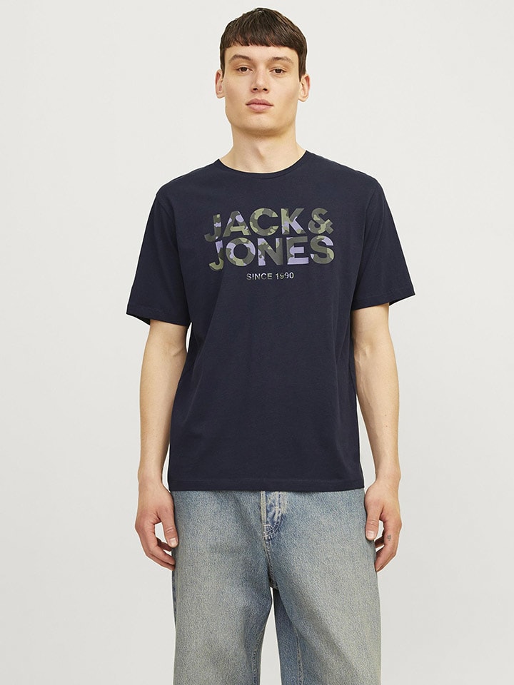 

Футболка Jack & Jones, темно-синий