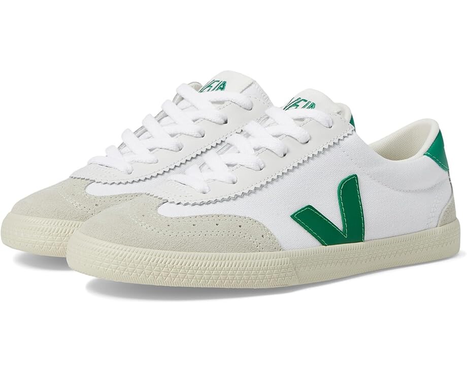 Кроссовки VEJA Volley, цвет White/Emeraude