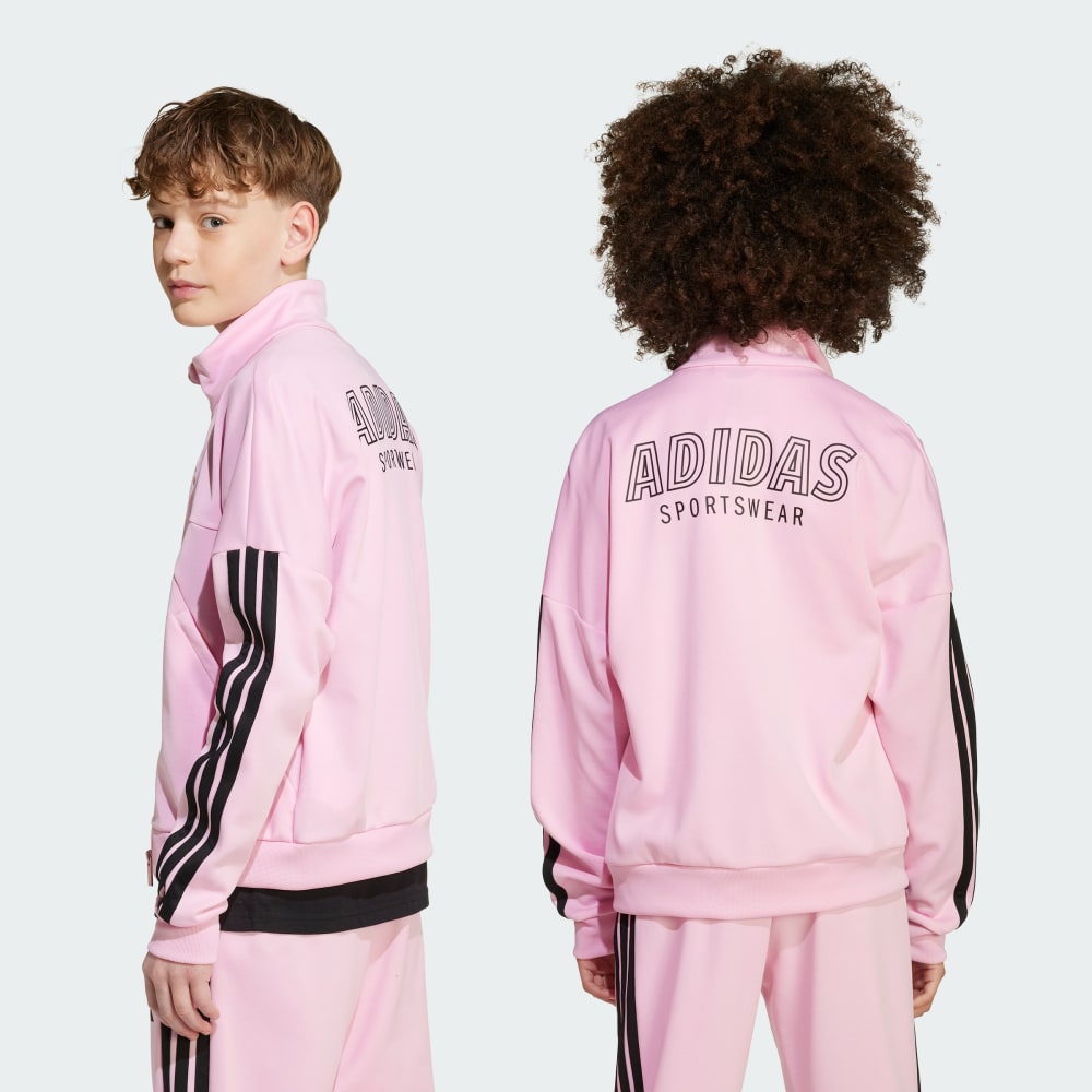 Спортивный костюм Adidas House of Tiro Track Top, цвет True Pink/Black — фото 2