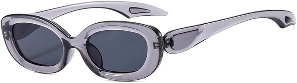 

Модные маленькие овальные солнцезащитные очки для женщин и мужчин, стильные розовые узкие прямоугольные солнцезащитные очки для женщин с защитой от УФ-излучения UV400 MTZJH, C5