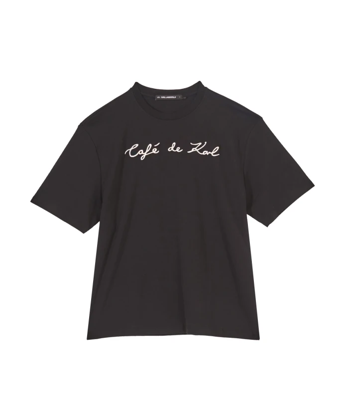 

Футболка Kl x jp оверсайз Karl Karl Lagerfeld, черный