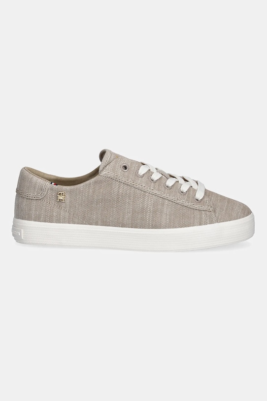 Вулканизированные кеды VULC SNEAKER CHAMBREY Tommy Hilfiger, бежевый — фото 2